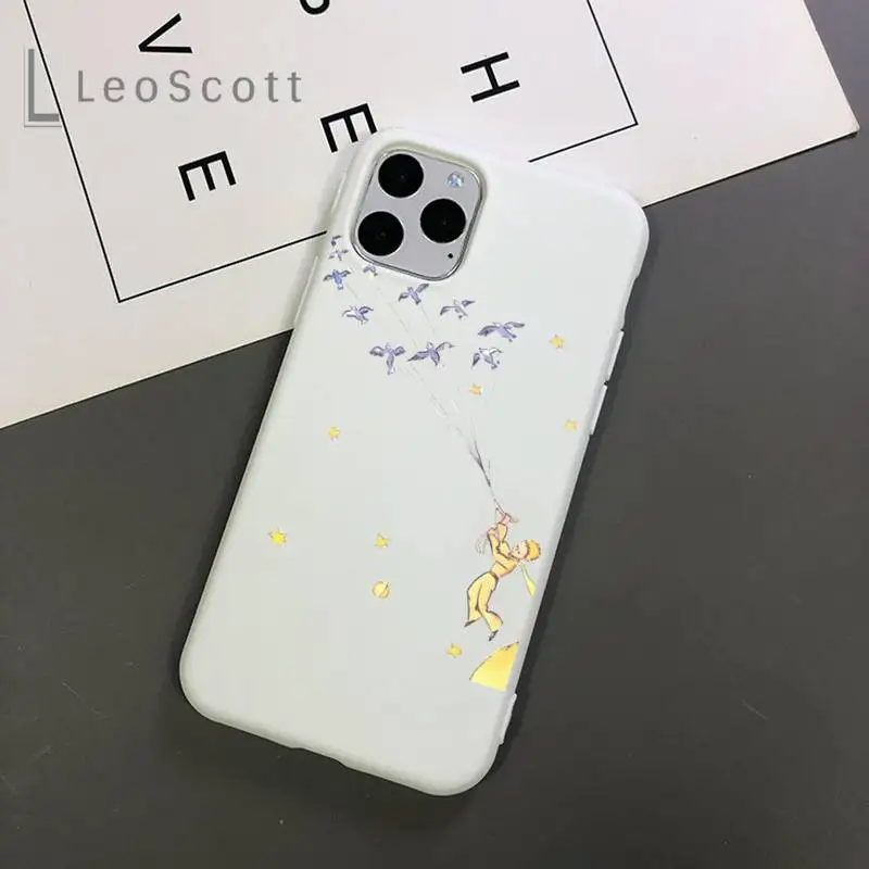 

Little Prince Phone Case Candy Color for iPhone 11 12 mini pro XS MAX 8 7 6 6S Plus X 5S SE 2020 XR