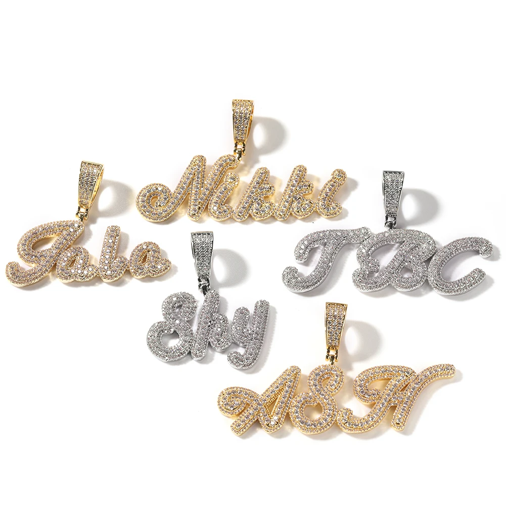 Цепочка-ожерелье BLING KING ICY Girl с застежкой украшение в стиле хип-хоп двумя