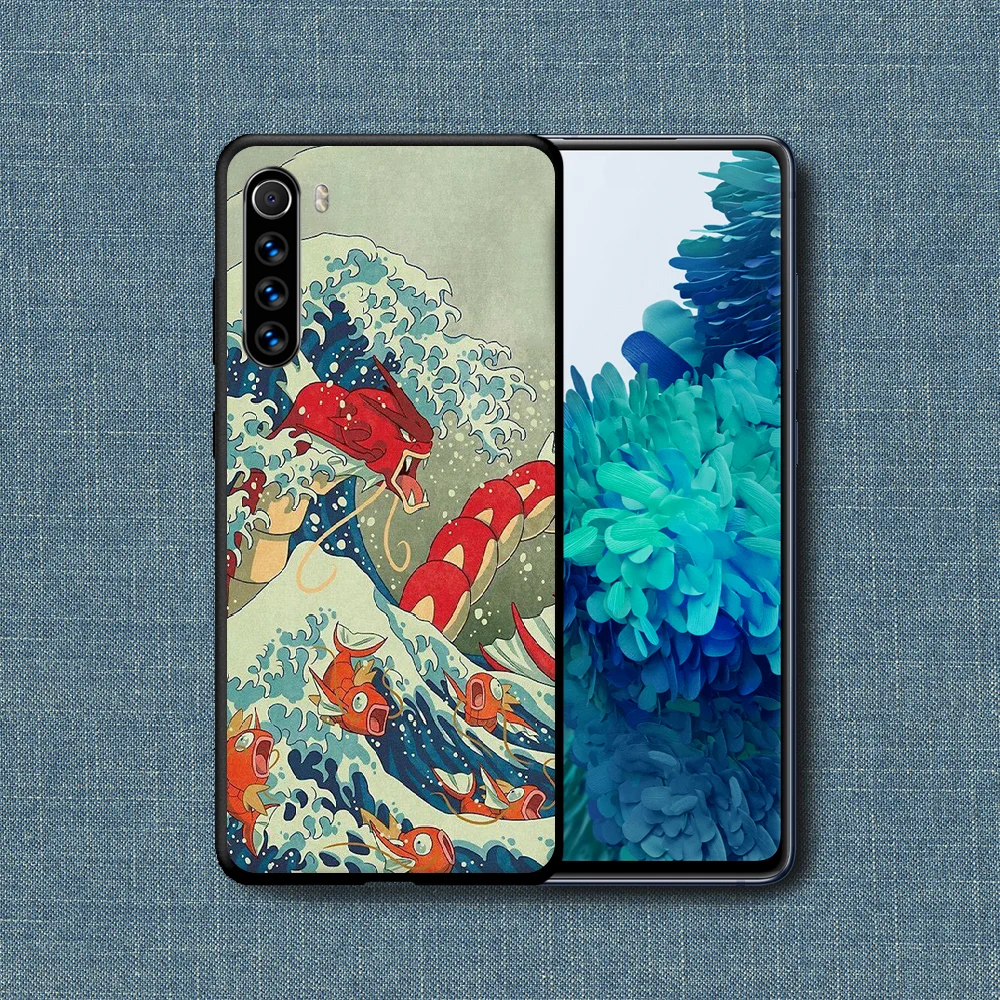 

Pokemons Cool Anime Phone Case For Xiaomi Redmi Note 7 8 8T 9 9S 4X 7 7A 9A K30 Pro Ultra black Prime 3D Coque Tpu Cover Soft