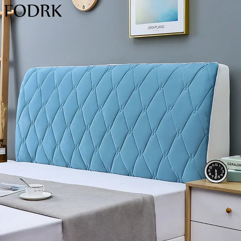 

Bedboard Bed Head Covers Bedhead Protective 150 Bedspreads Fluffy Plaid Bedding Double Blanket Elastic Fitted Quilted for Home