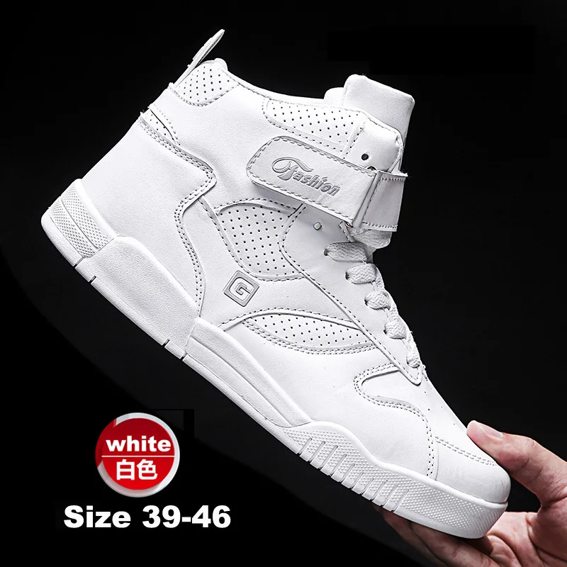 

Fall High-Top Shoes Men's Fat Feet Wide Fat Extra-Large Size Men's Shoes Sneakers Trend All-Match Casual Trendy Shoes