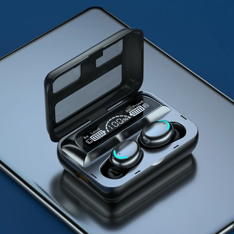 

Bluetooth Earphone TWS V5.1 9D Stereo Wireless Headphones Sport Waterproof Earphones Mini Earbuds Headsets for iphone Huawei