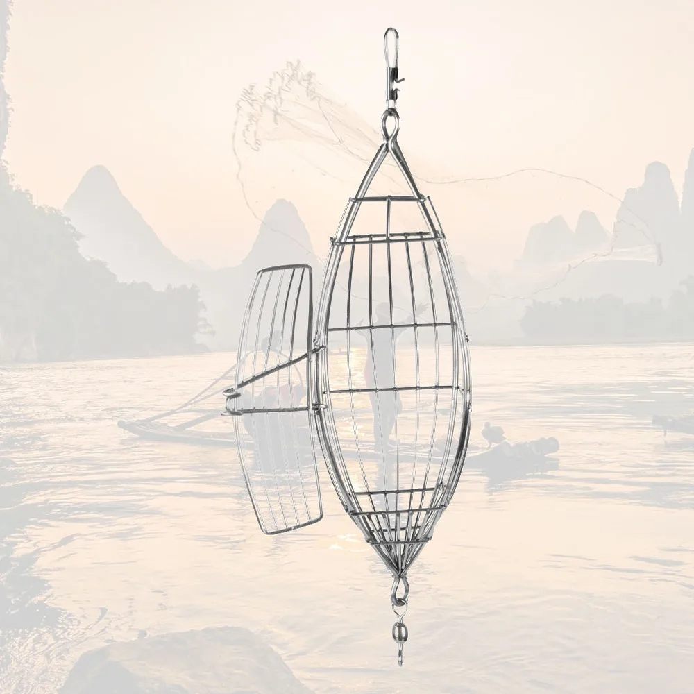 

Fishing Bait Cage Stainless Steel Small Fishing Bait Cage