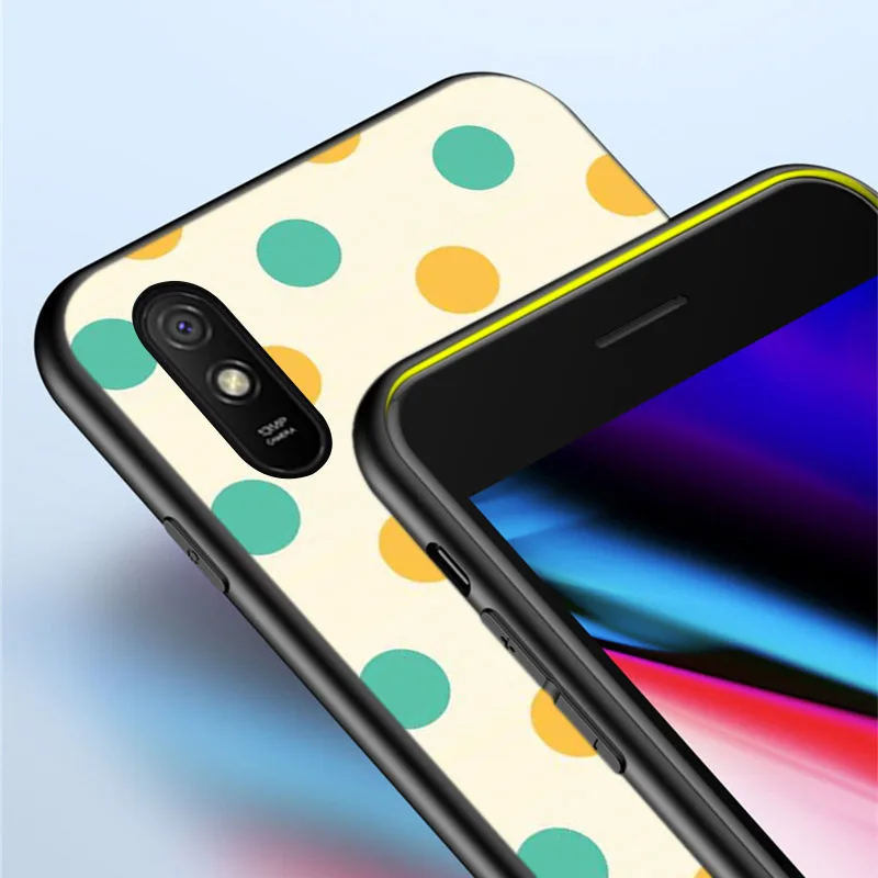 

Red Blue Polka Dot Silicone Cover For Xiaomi Redmi 9 9T 9C 8 7 6 Pro 9AT 9A 8A 7A 6A S2 5 5A 4X Plus Phone Case
