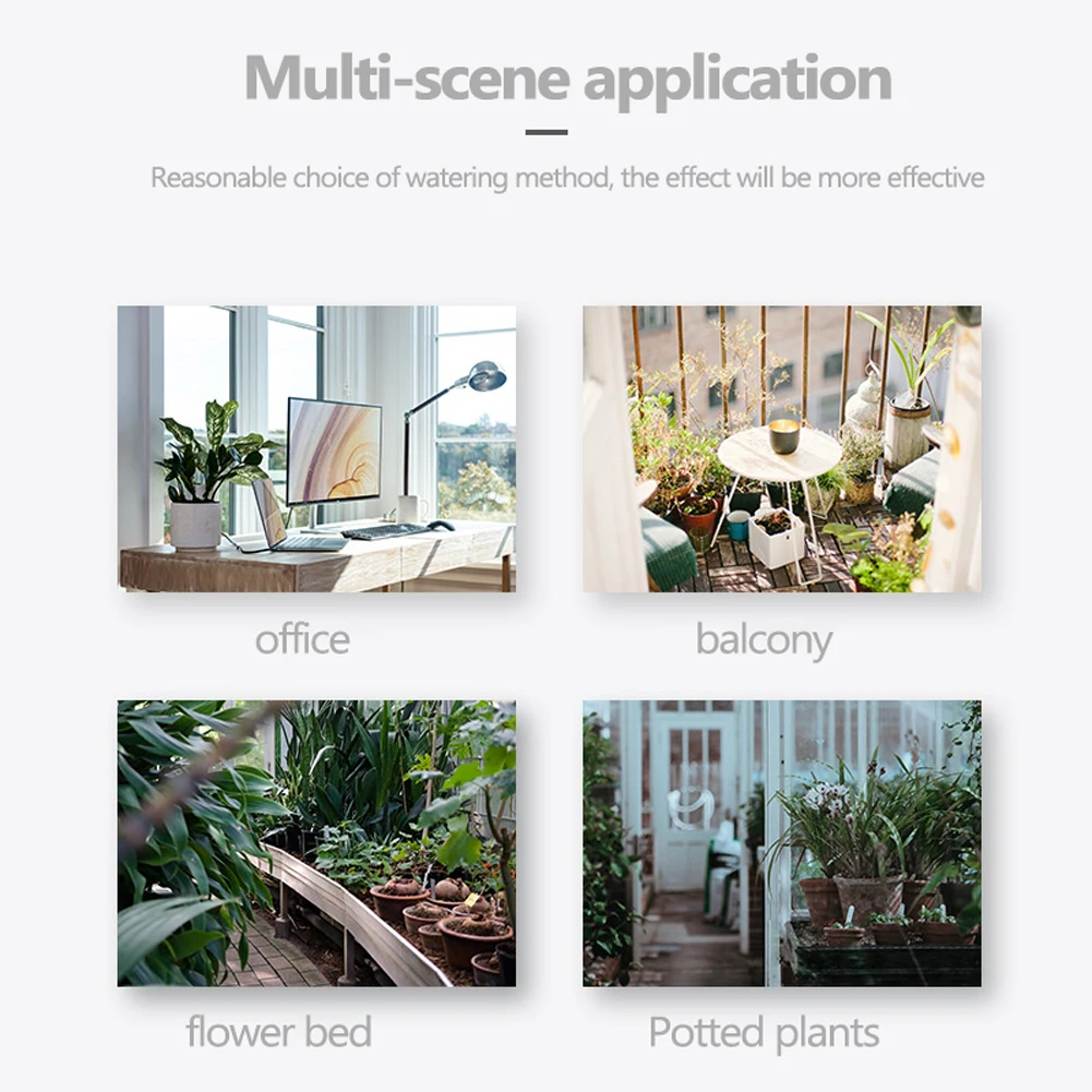 

JM-G01 10/15 (optional) Automatic Watering Device Household Timing Function Intelligent Timing Watering Planter System Travel