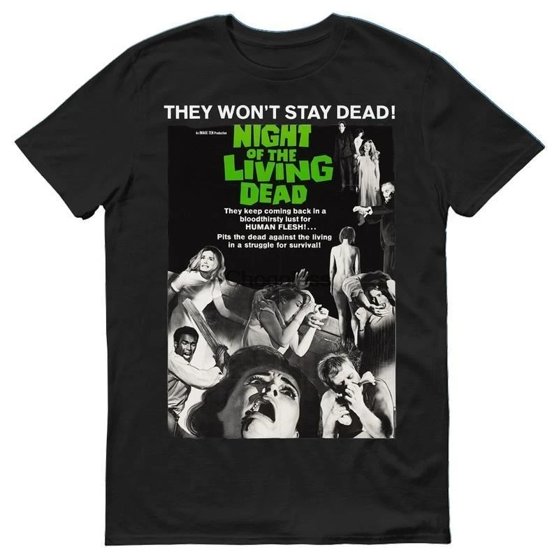 Мертвой ужас постер фильма винтажная Мужская футболка |