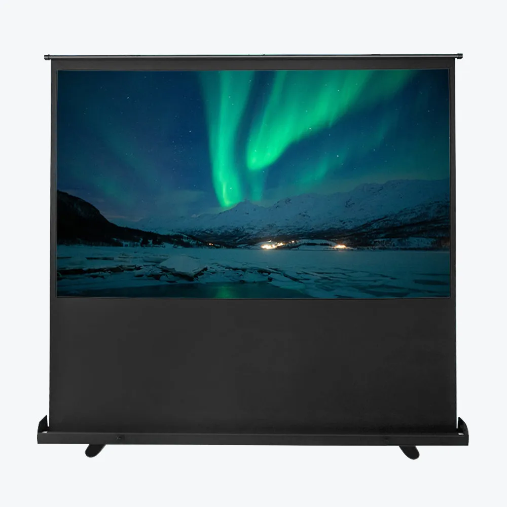 Моторизованный Электрический напольный передний проекционный экран TELUXSEE 110