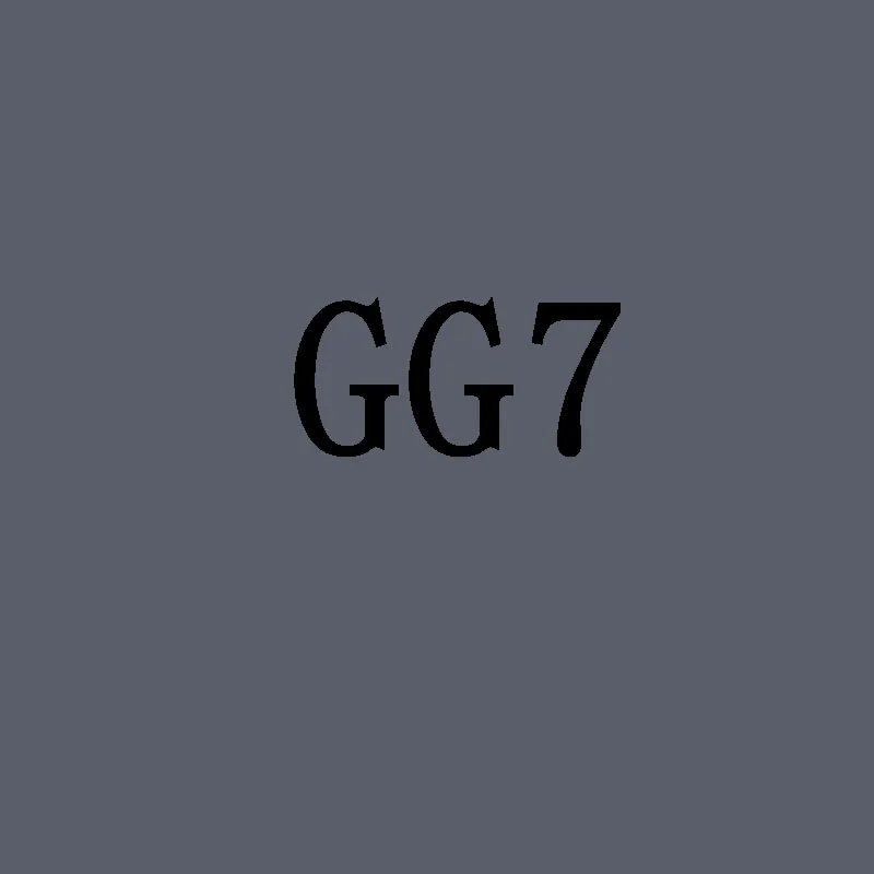 GG7 1 шт., 168 цветов, эскизный маркер, маслянистая художественная школьная Ручка, двуглавый, товары для рукоделия, маркеры для рисования, маркеры, набор, манга - Цвет: GG7