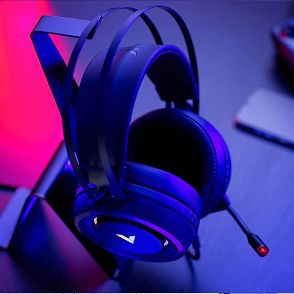 

Wired Gaming Headphones RGB Game Headset Over Ear Virtual 7.1 Channels Stereo with Mic Fast Volume Control for Laptop PC Gamer