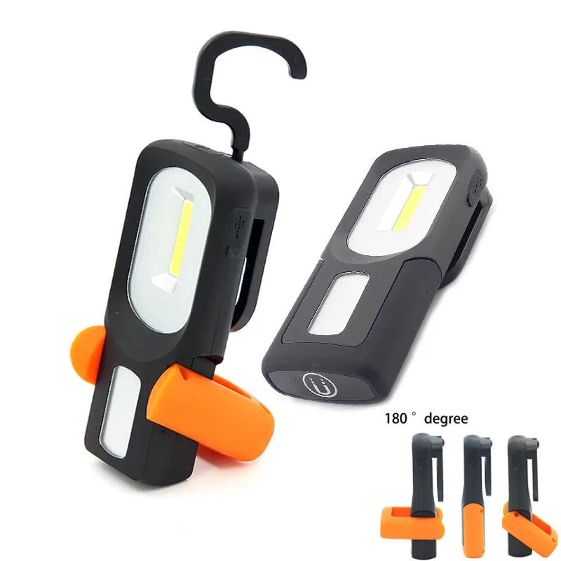 Светодиодный рабочий светильник COB ручной фонарь флэш USB Перезаряжаемый