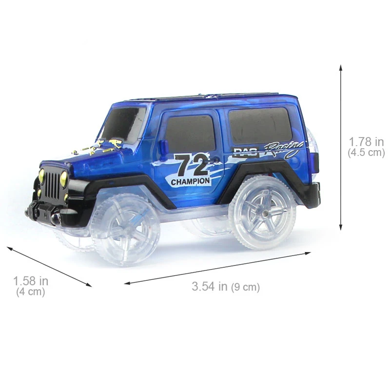 Электронный СВЕТОДИОДНЫЙ мигающий автомобиль игрушечный мини гоночный трек