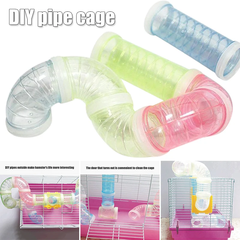 

NEW Hamster Sports Tunnel Game Runway Dutch Pig Rat Hamster Play Durable Training Transparent Pipeline