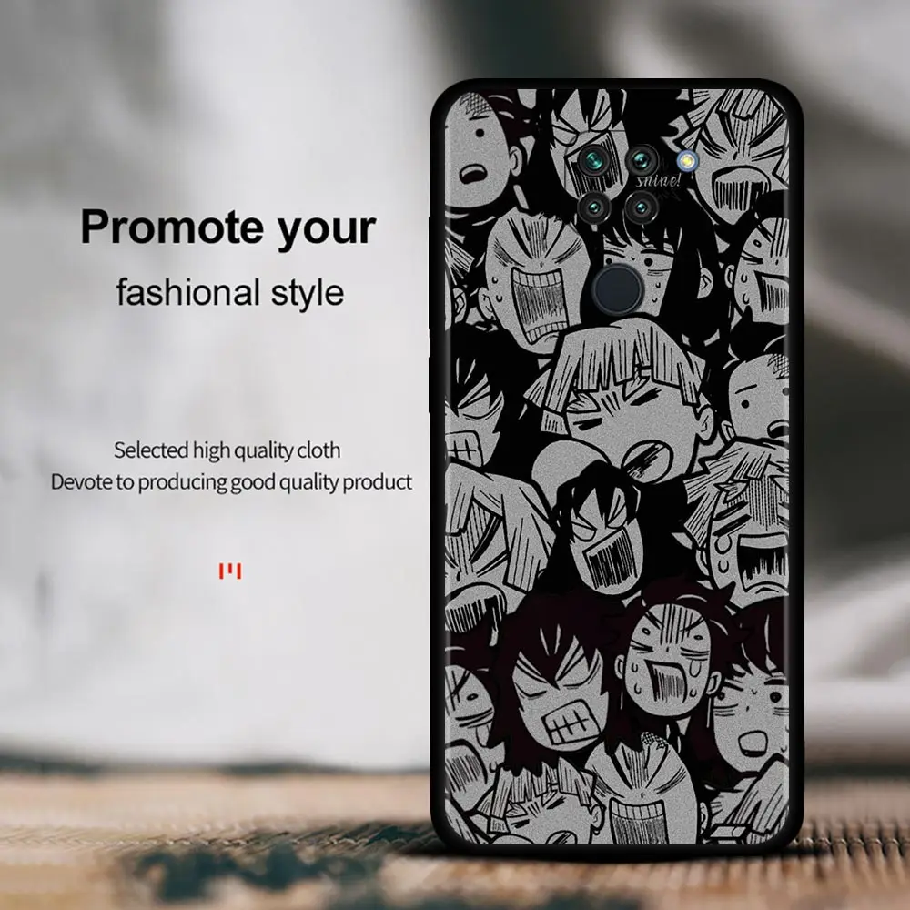 Лучший чехол для мобильного телефона Xiaomi Redmi Note 9S 9 8 10 Pro Max Lite 8T 9T 9C 8A 7A 7 черно-белый