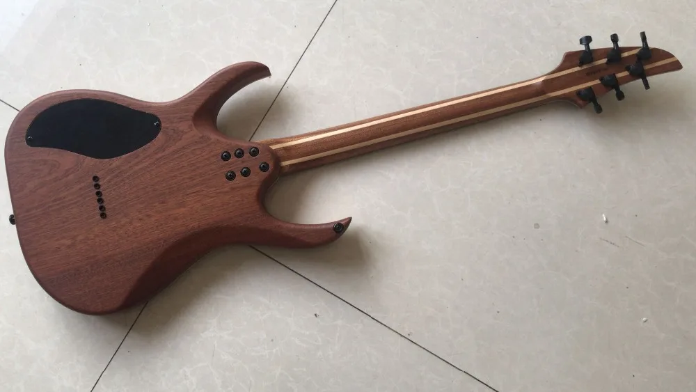 Новая гитара+ блокирующий тюнер+ mayones duvell 8 струнная гитара Гриф из черного дерева 5 слойный шейный болт mayones гитара
