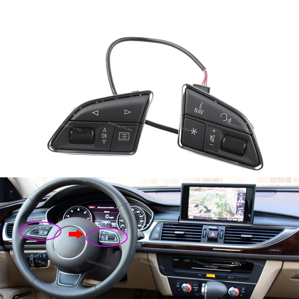 4G0951523D MMI Многофункциональная кнопка управления на руль для Audi A1 A6 A7 2011 2012 2013 2014 2015