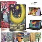 Кожаный чехол-подставка для планшета Samsung Galaxy Tab A, Ультратонкий чехол-книжка с рисунком для Samsung Galaxy Tab A, A6, 7, 10 дюймов, A7, Tab E, S5E