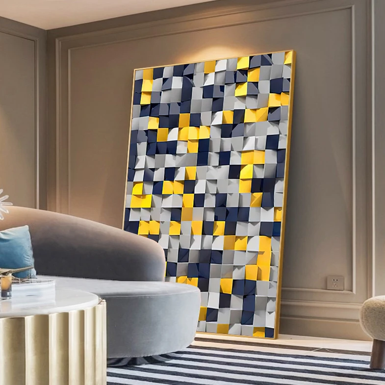 Алмазная картина Nabi 5D с полным покрытием абстрактная решетка простое украшение