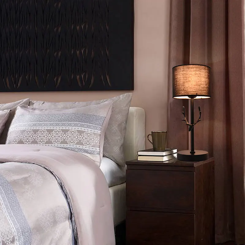 Настольные лампы с маленькими рогами скандинавский Настольный светильник