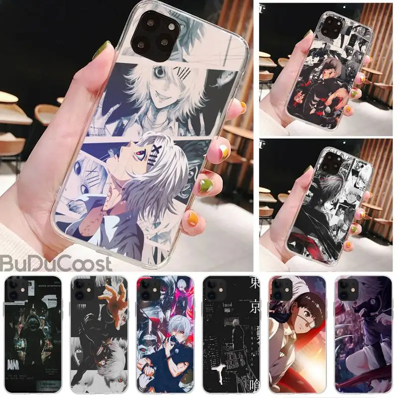 tokyo ghouls art aesthetics phone case for iphone 8 7 6 6s plus x 5s se 2020 xr 11 pro xs max 12 12mini free global shipping