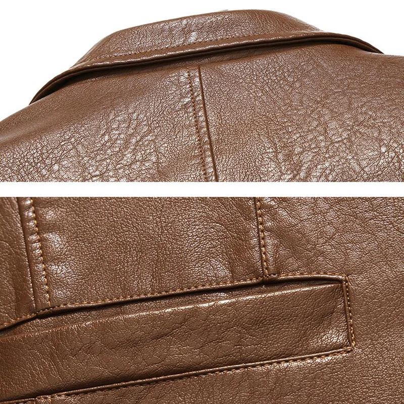 

Imported Natural Soft Leather Jackets Mens Streetwear European and American Style Plus Size 8XL Mens Suit Leather Jackets A082