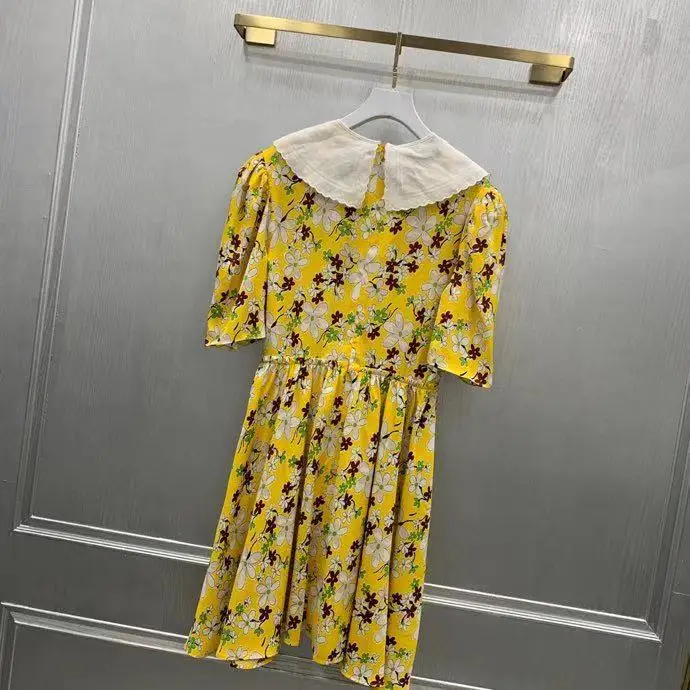 

quality ZK01202 High New Fashion Women 2021 spring Luxury famous Brand European Design party style Dress