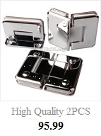 1PCS Copper Glass Door Hinges Frameless Shower Double Door Out-opening Hinges Glass Freely Angle Fixed Holder Brackets
