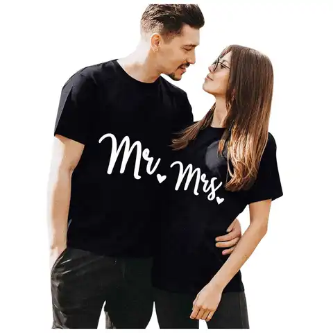 2022 футболка для взрослых на День святого Валентина для мужчин и женщин топы с круглым вырезом рубашки с надписью Love для влюбленных парные фу...