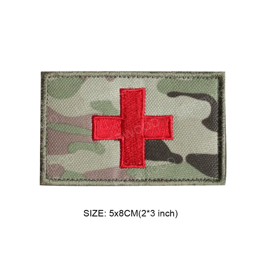 CP 5x8cm Медицинский красный крест, патч для первой помощи, ЭМТ, EMS, травма, аварийная ситуация, медицинский, фельдшер, аварийный набор, Тактический Патч - Цвет: CP 5x8cm