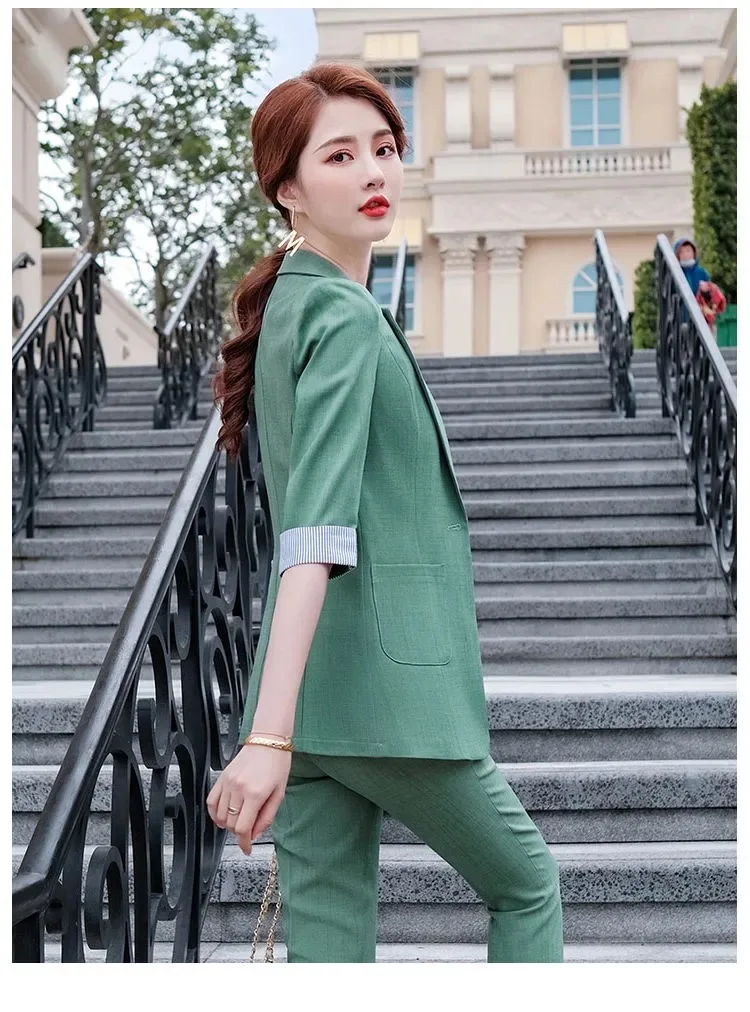 Женский костюм-двойка модель LS011 весна-лето |