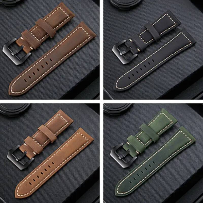 

26mm leatehr Strap for Garmin Fenix 3 3HR 5X 5X PLUS Smart Watch Accessories Vintage Genuine Crazy Horse Leather Bracelet band
