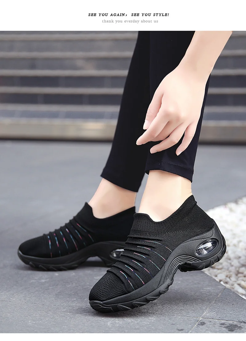 

Fashion Women Lightweight Sneakers Running Shoes Outdoor Sports Shoes Breathable Mesh Comfort Running Shoes Air Cushion Shoes