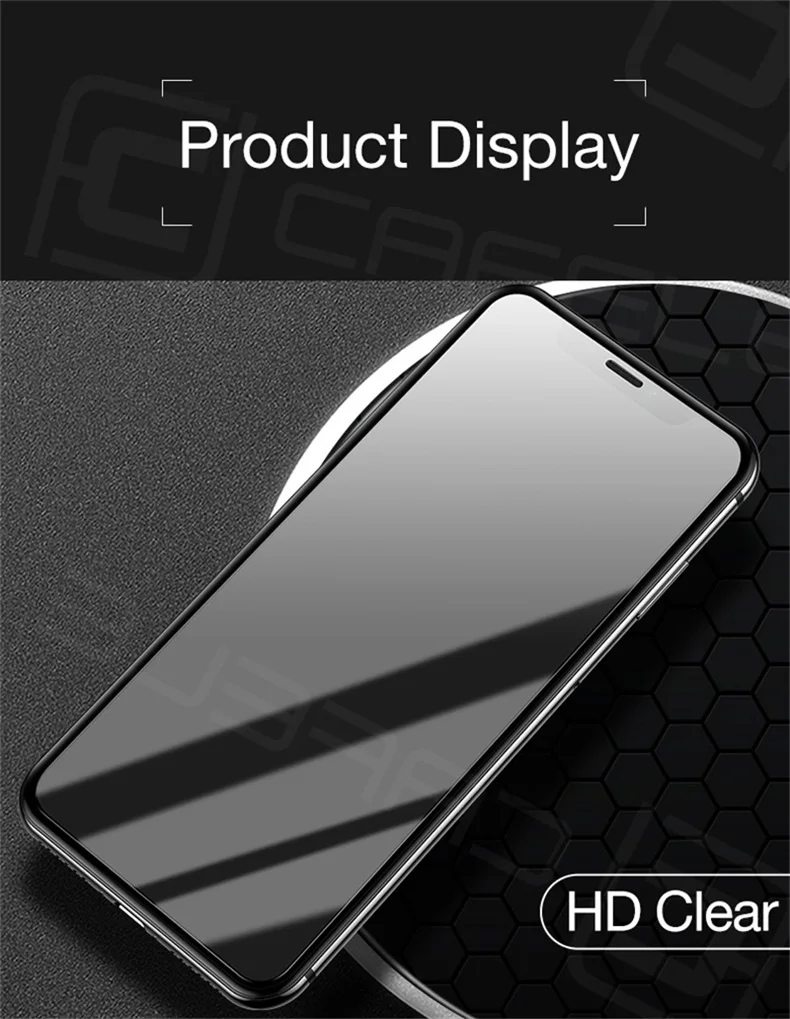 CAFELE Защитное стекло для iPhone 11 pro Max X Xs Max Xr защита экрана 2.5D edge HD Прозрачная Антибликовая пленка из закаленного стекла