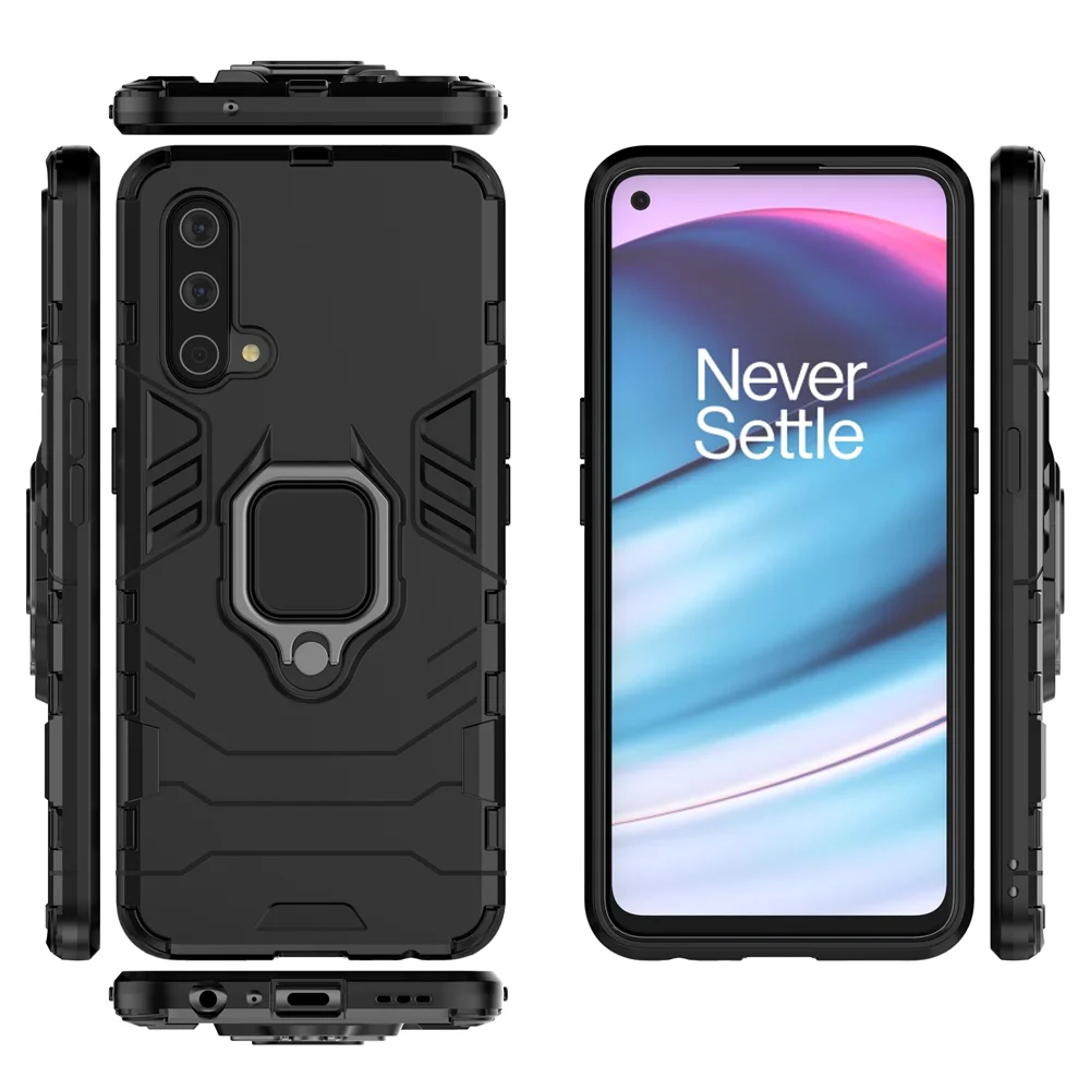 for oneplus nord ce 5g case luxury ring back cover armor shockproof case for oneplus nord ce 5g phone case free global shipping