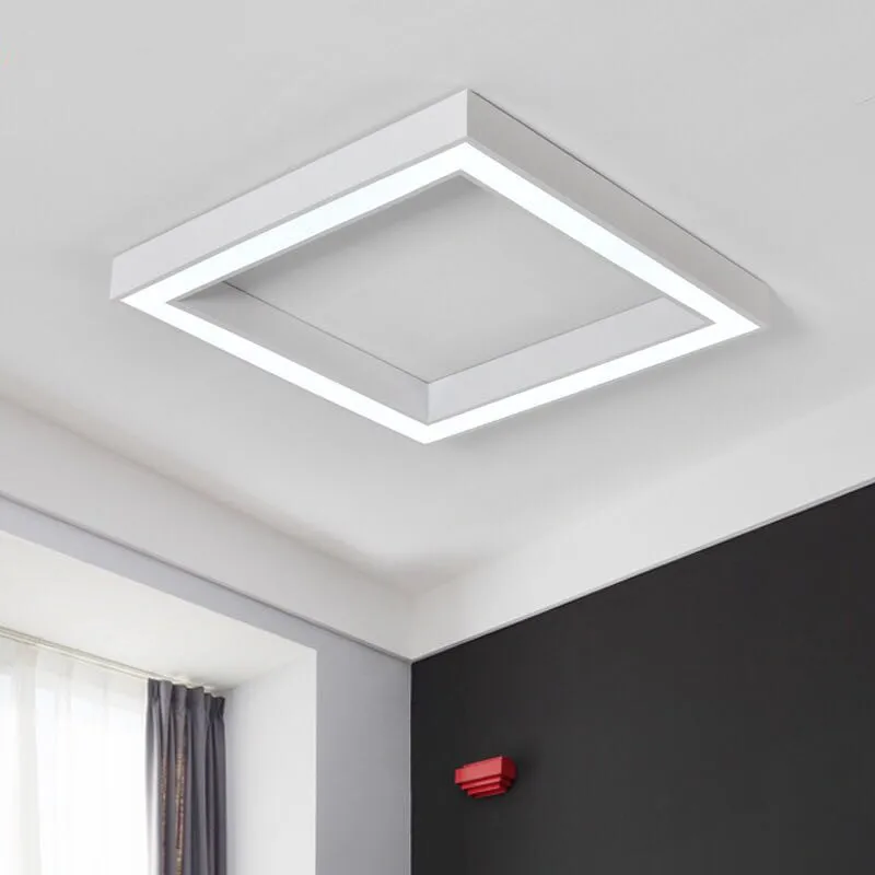 Простой современный светодиодный потолочный светильник Офисная квадратная