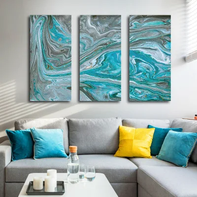 

Abstract Painting Canvas Wall Stickers DIY Porch Study Room Bedroom Wallpapers Home Decoration Accessories Living Room Mural