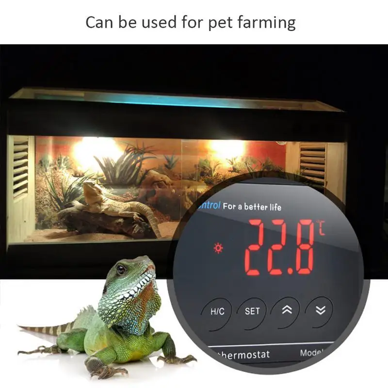 -40 ~ 100C аквариум теплицы регулятор температуры цифровой дисплей Интеллектуальный