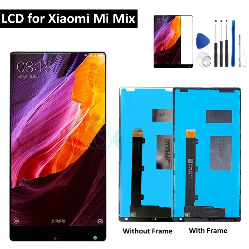 Для Xiaomi Mi Mix ЖК дисплей с рамкой сенсорный экран дигитайзер 6 4 &quotдля Замена