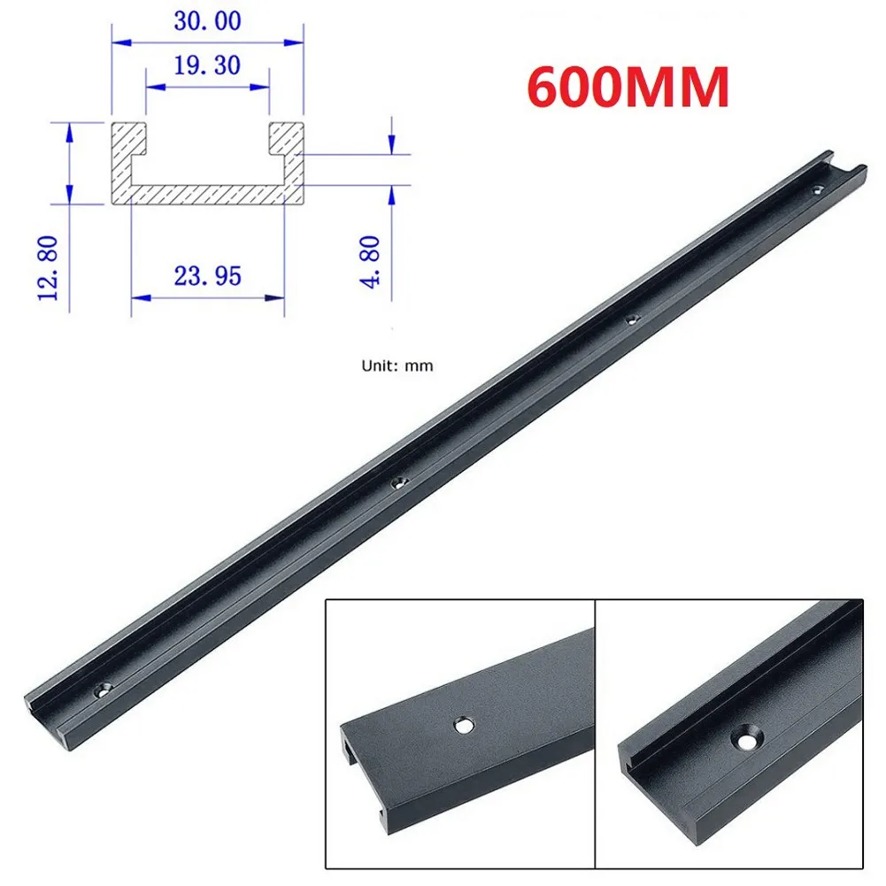 

Fixture T-slot Track For T-screws Quick Clamping Tool Woodworking 600mm