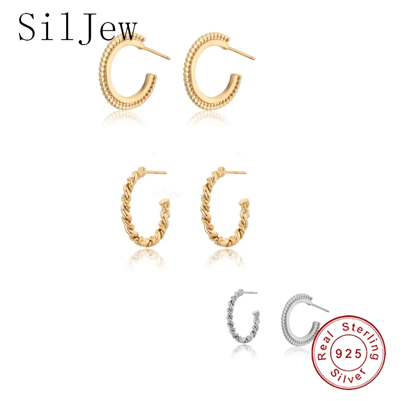 

Женские серьги-кольца из серебра 925 пробы, 25 мм