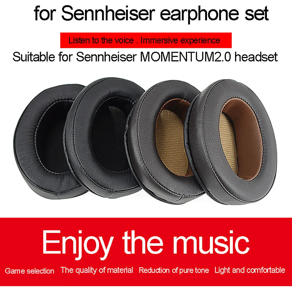 Подушка из пены с эффектом Pad удобные наушники подушечки Replacemet для Sennheiser MOMENTUM2.0