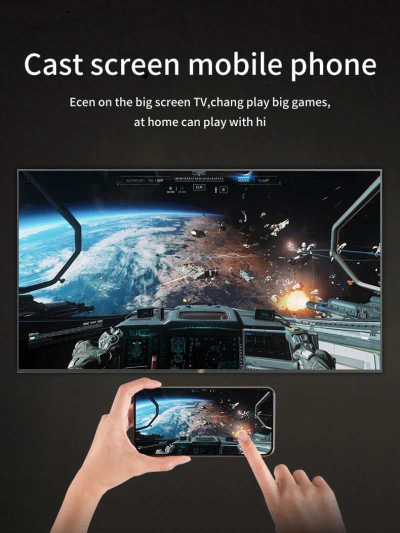 ТВ-приставка Android 10 2 + 16 ГБ 4K 4/5 ГГц Wi-Fi Bluetooth | Электроника