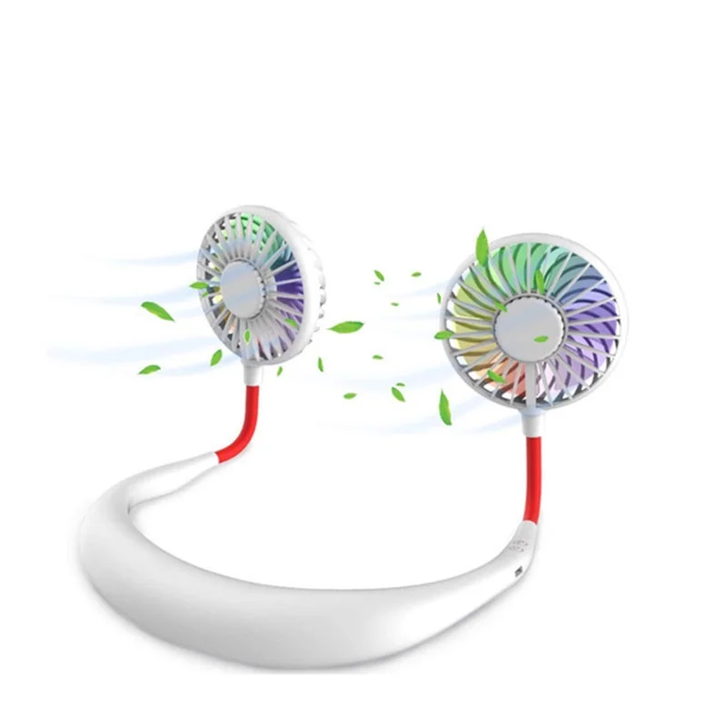 Вращающийся на шею Электрический вентилятор с 3 уровнями регулировки