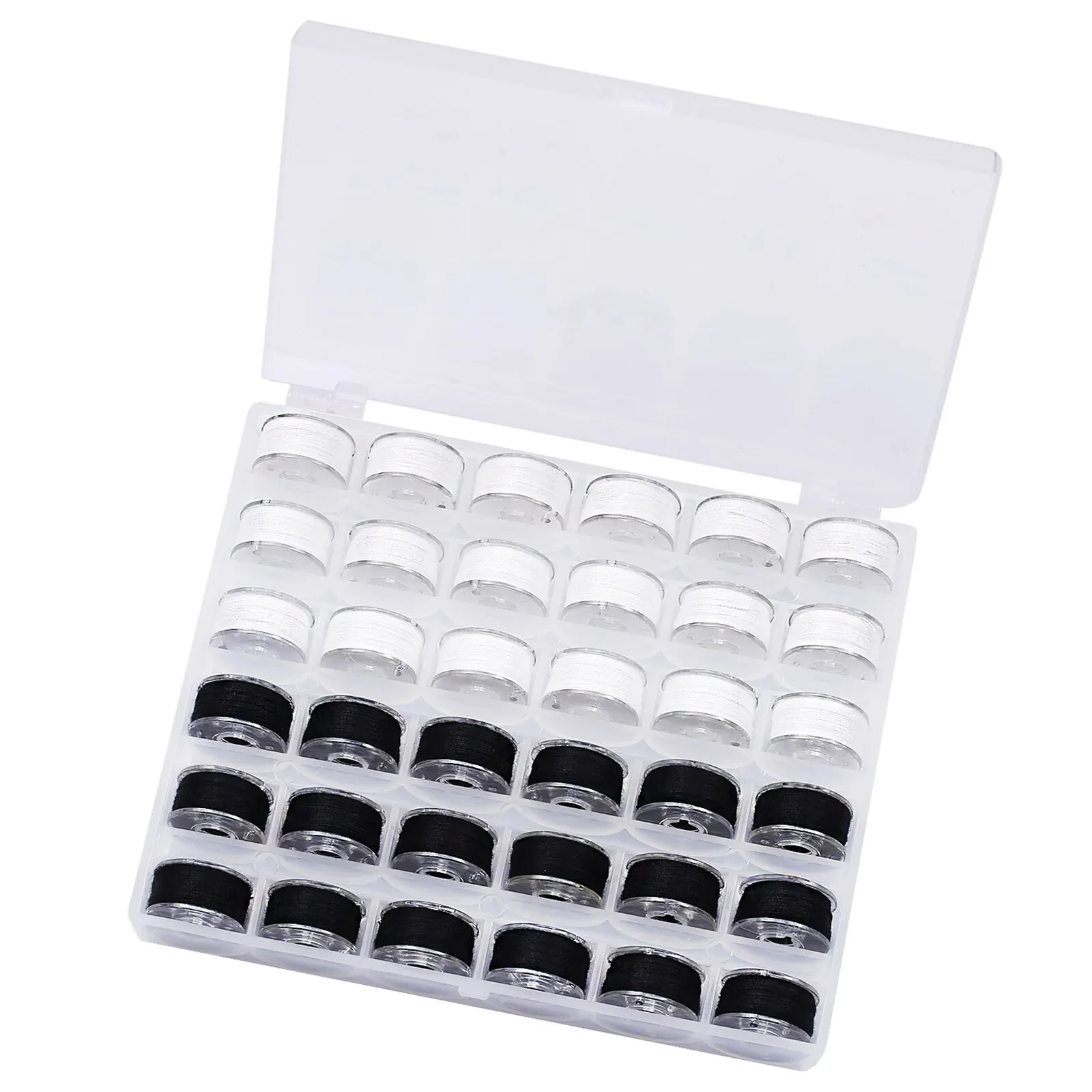 

Multicolor Thread Spools Set Sewing Machine Bobbins Plastic Bobbins with Thread for Sewing Machines Quilting Sewing Accessories