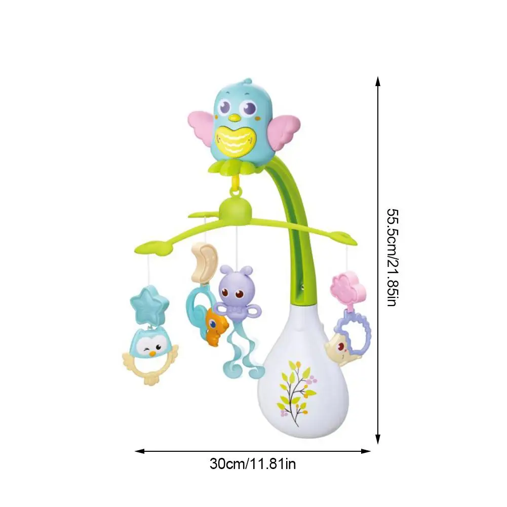 

Baby Crib Mobile Hanging with 16 Melodies Rotating Musical Rattle Multifunctional Music Box Toy for Newborn Infant Boys Girls Sl