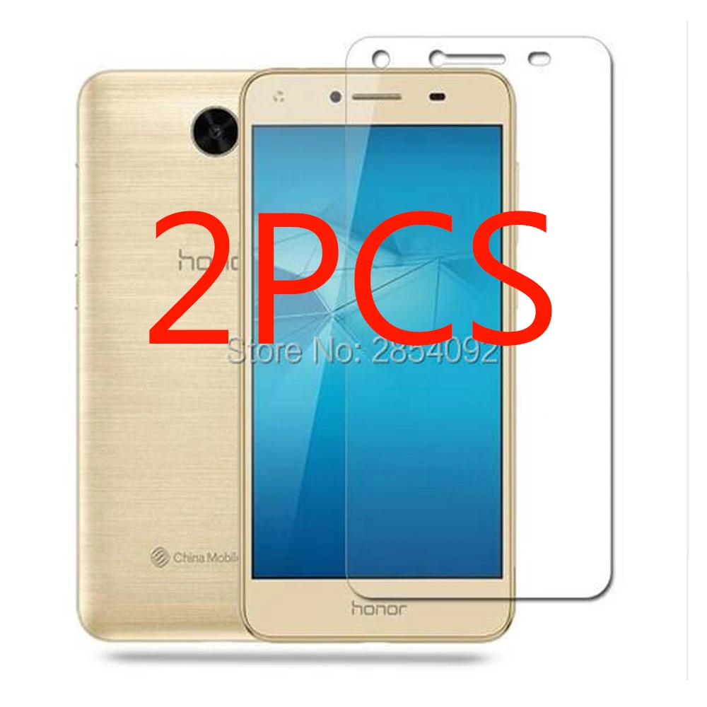 

2pcs tempered glass hd for huawei honor 5a lyo l21 case screen protector on y5ii y5 ii cun l03 l23 l33 cover guard verre protect