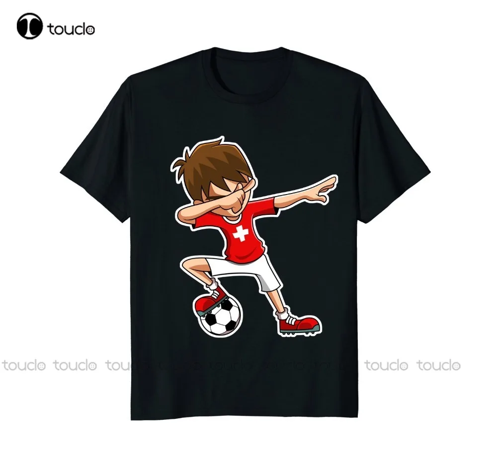 

Mens T Shirts Fashion Harajuku Hip Hop Brand Soccerer Shirt For Boys Dabbing Switzerland Flag Gifts Tee Funny Tees Xs-5Xl