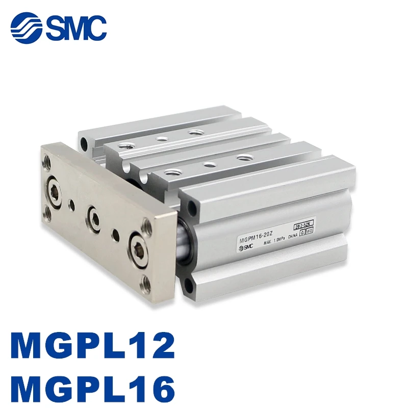 

MGPL Новый SMC MGPL12 MGPL16 Ход 10-150 мм Шариковая втулка Компактный направляющий цилиндр Тонкий треххосевой стержень Воздушно-пневматический