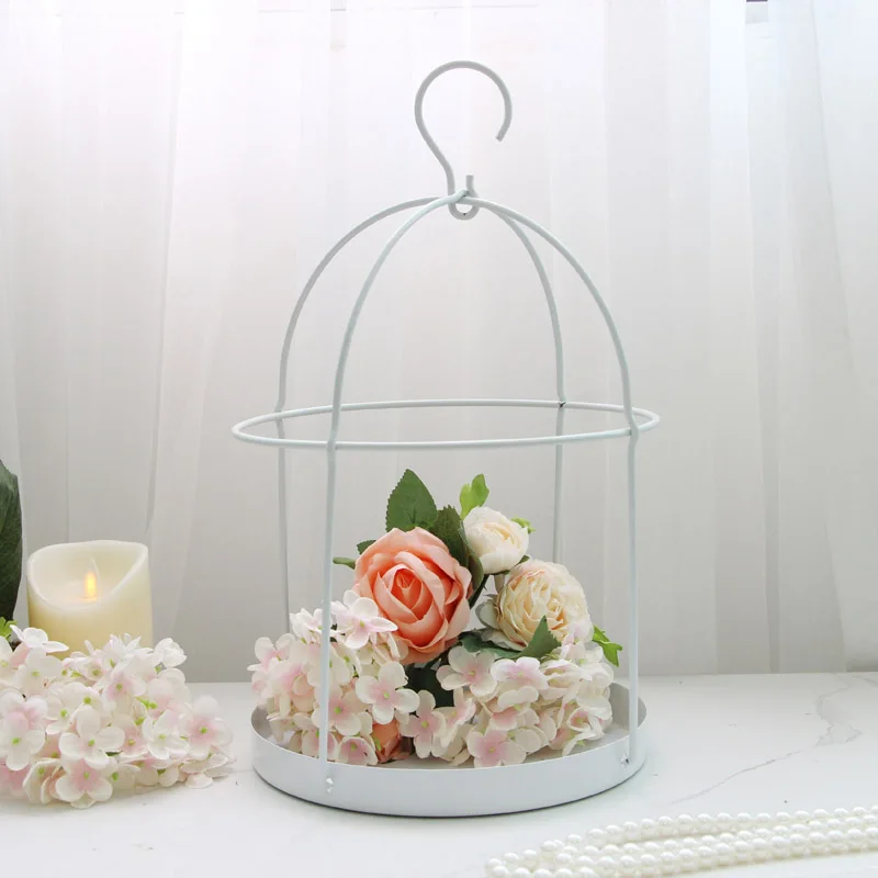 Металлическая перцель цветочный горшок Набор держателей для растений помещения