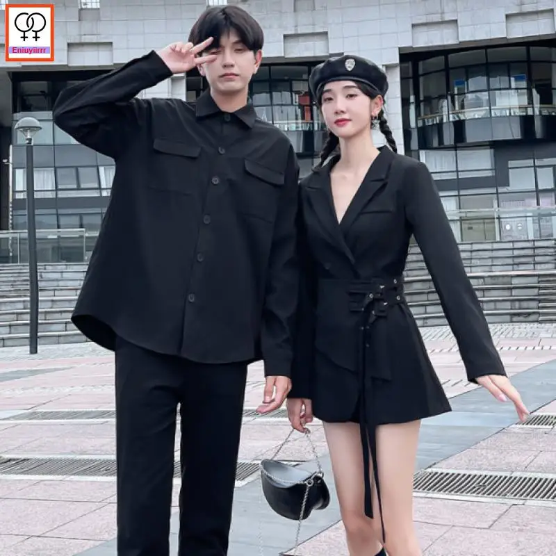 

Парные одинаковые костюмы для влюбленных в стиле преппи праздничное свидание футболки для подруги в стиле ко Дню Святого Валентина хлопков...