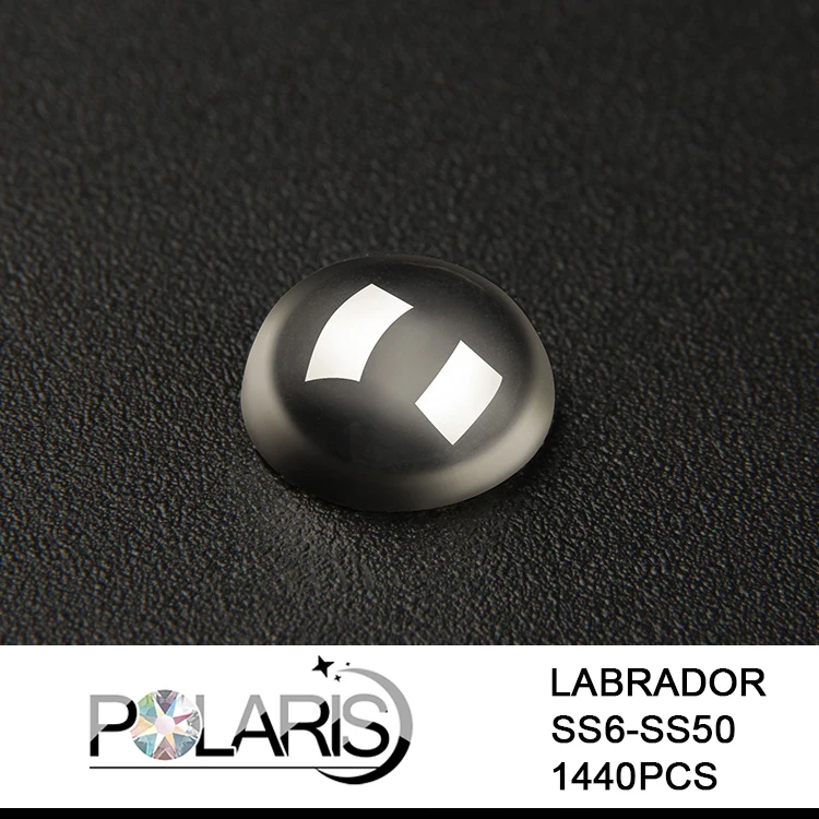 Polaris AAAAA Лабрадор полукруглая Горячая фиксация Стразы керамическая жемчужина ss10/ss16/ss20/ss30 утюгом для одежды